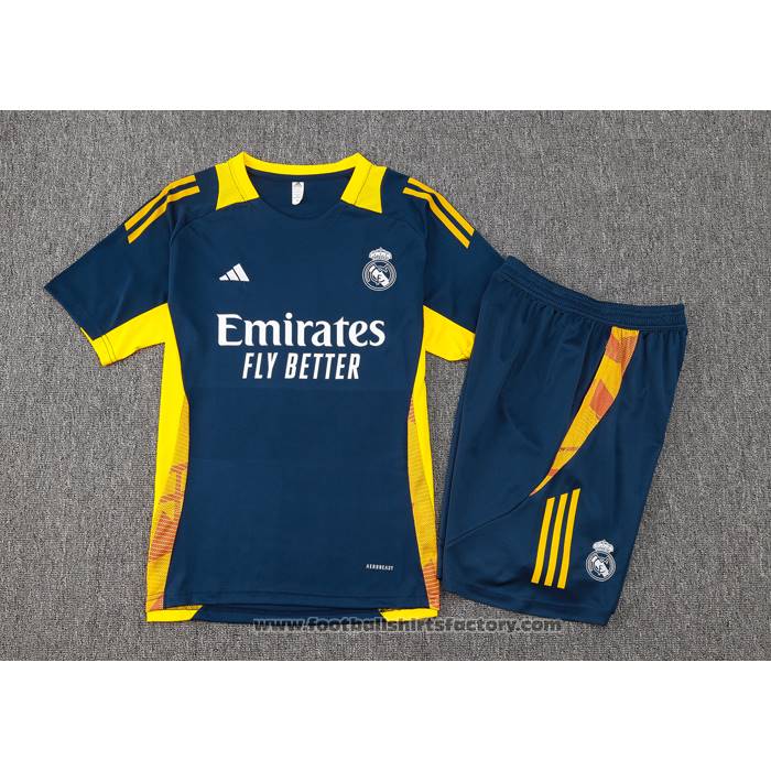 Tracksuit Real Madrid Short Sleeve 2024-2025 Blue - Shorts